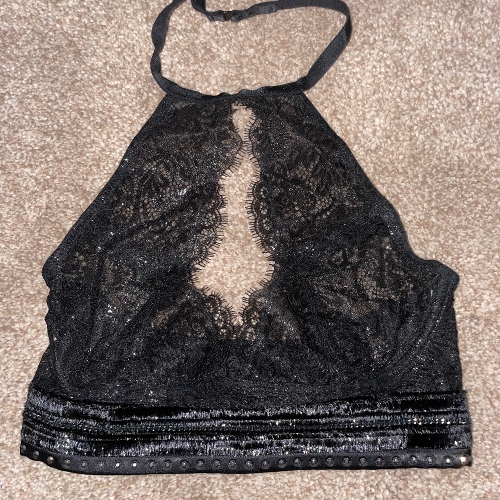 Black Victoria’s Secret Beautiful Balconet